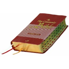 New Community Bible with Index PU | Red | Gold Edge